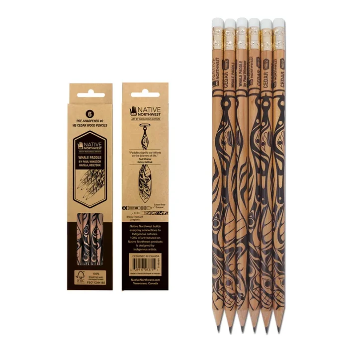 HB pencils Whale Paddle