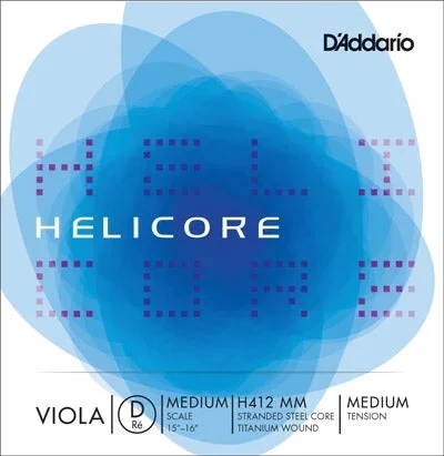 Helicore Viola D String – Medium Scale (Steel/Titanium)