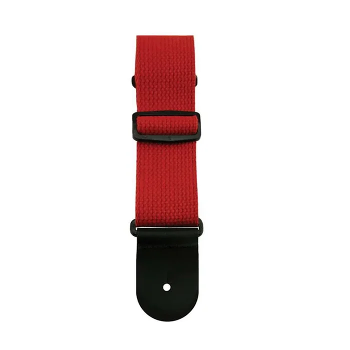 Henry Heller 2″ Cotton Guitar Strap – Red