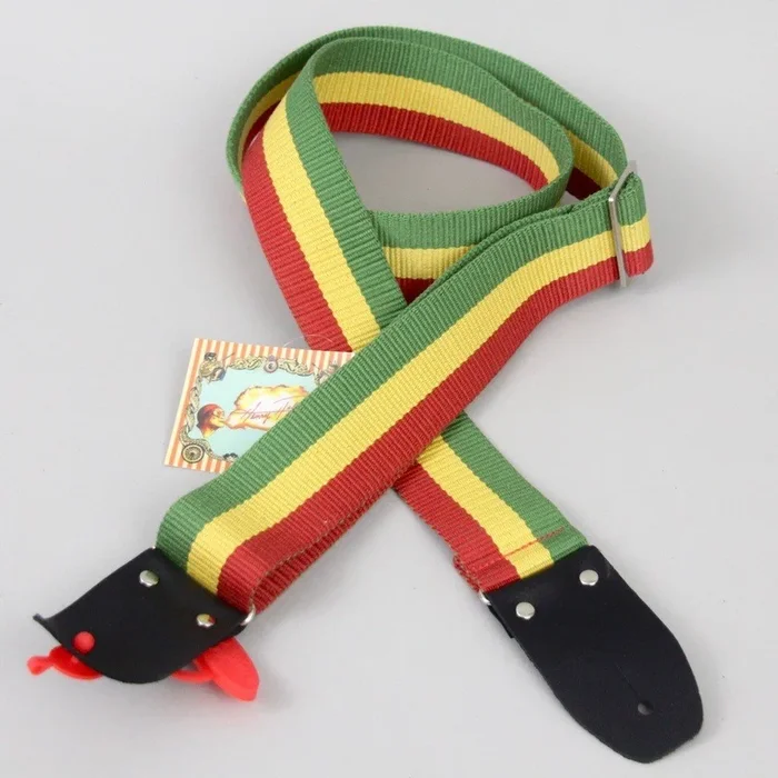 Henry Heller 2″ Heavy Cotton Guitar Strap Jamaica Design