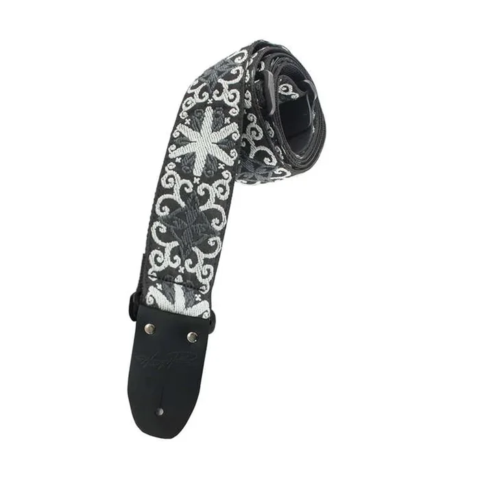 Henry Heller 2″ Woven Jacquard Strap – Silver Spinner