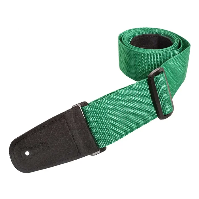 Henry Heller HPOLM-GRN 2″ Wide Vegan Nylon Guitar Strap – Green