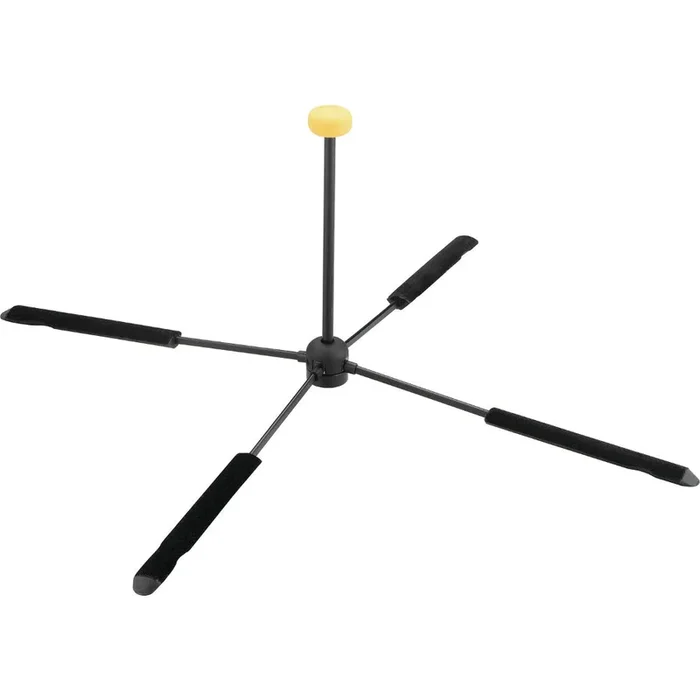Hercules DS460B Travelite In-Footjoint Flute Stand with Velvet Bag
