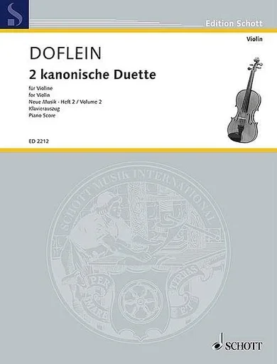 Hindemith, P.: Canonic Recital Pieces and Variations (2 violins)