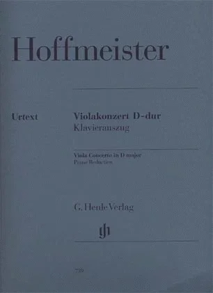 Hoffmeister, A. (Ronge, ed.): Concerto in D, urtext (viola & piano)