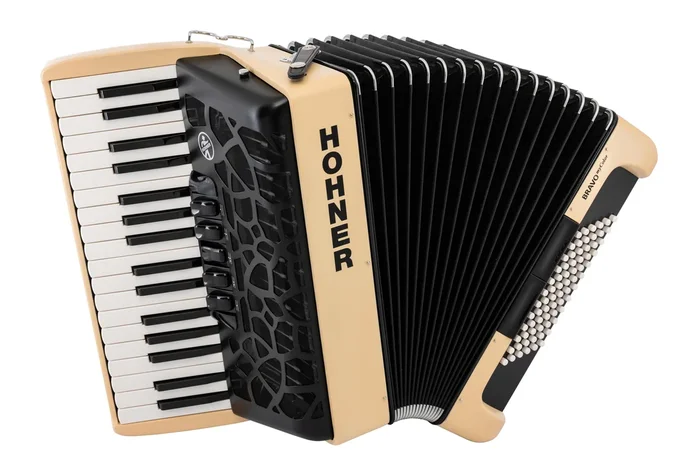 Hohner Bravo MyColor III 72 Accordion – Earth, 34-Key Chromatic with Gig Bag
