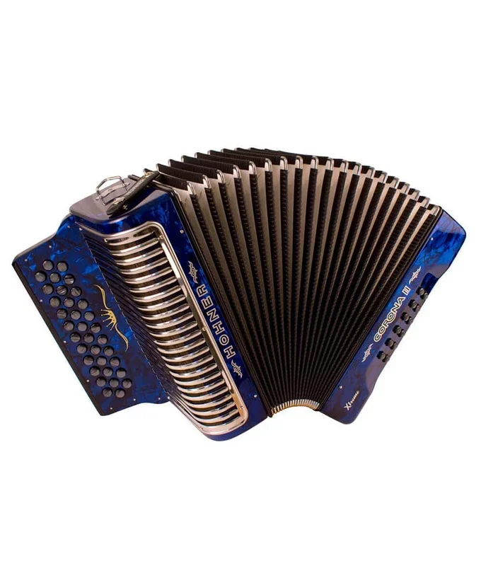 Hohner CXEBL Corona II Xtreme EAD Accordion – Pearl Dark Blue