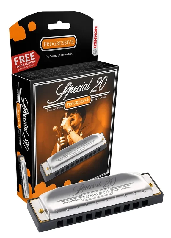 Hohner Special 20 – Progressive Harmonica, Key of D