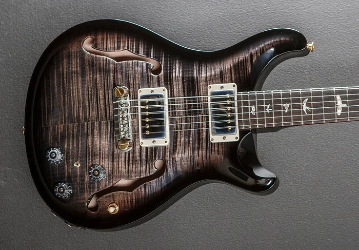Hollowbody II Piezo 10 Top – Charcoal Wraparound Smokeburst