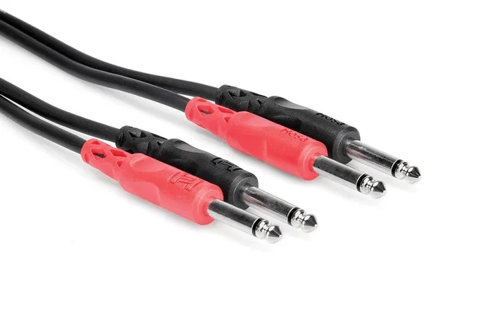 Hosa CPP-204 Stereo Interconnect Dual 1/4″ TS to 1/4″ TS – 13′