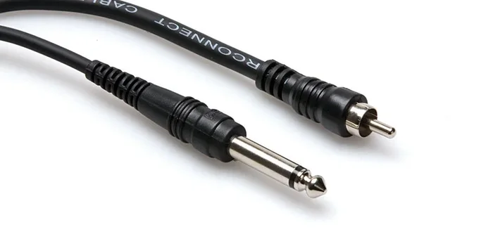 Hosa CPR-110 Cable 1/4″” TS to RCA 10ft
