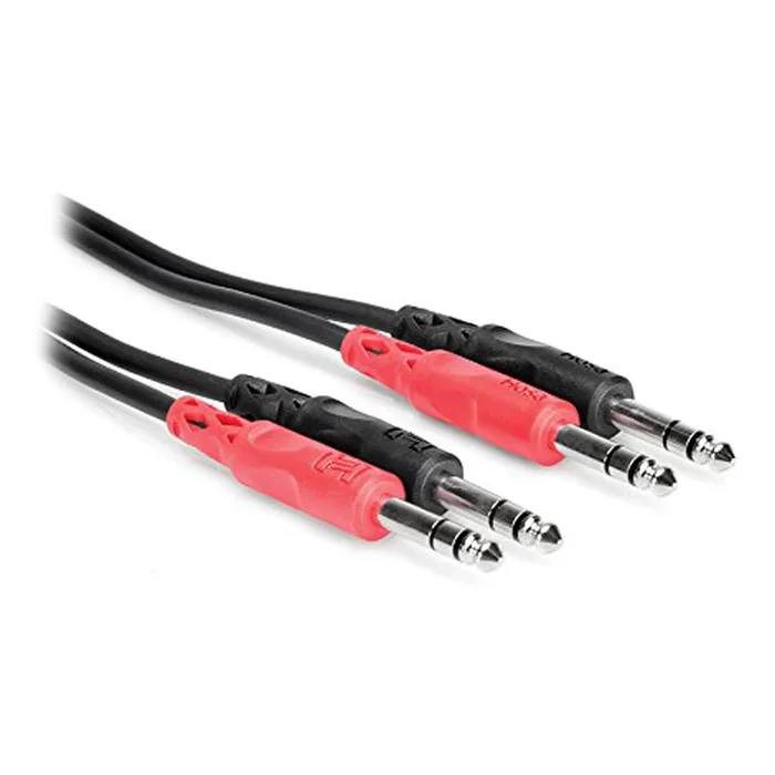 Hosa Dual 1/4″” TRS to Dual 1/4″” TRS Stereo Interconnect Cable, 13.1 Feet