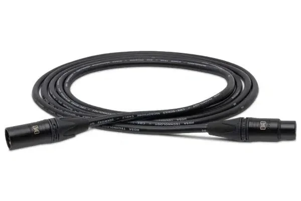 Hosa Edge Microphone Cable | Neutrik XLR3F to XLR3M | 30ft