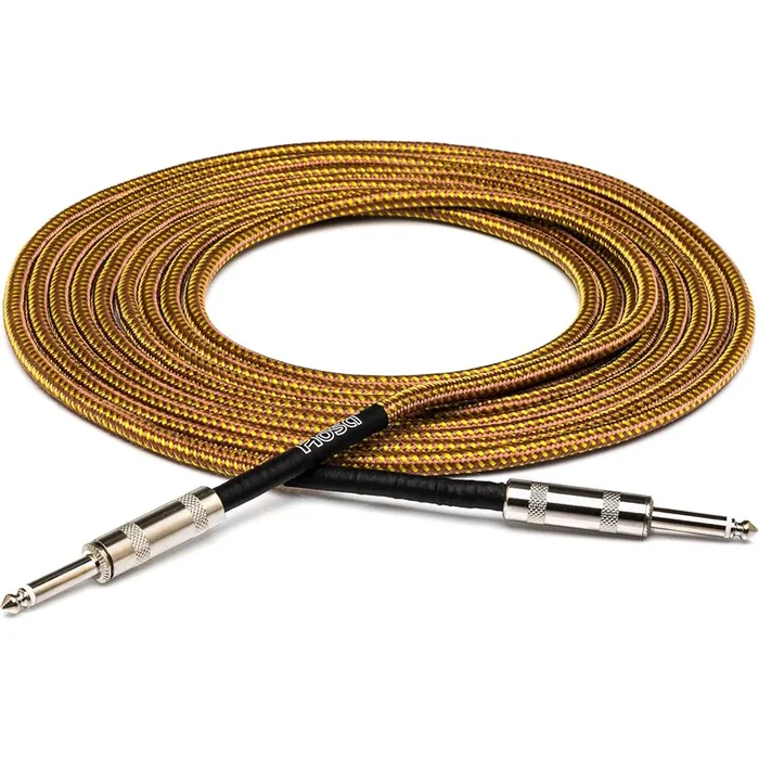 Hosa GTR-518 Guitar Cable Tweed St – St 18ft