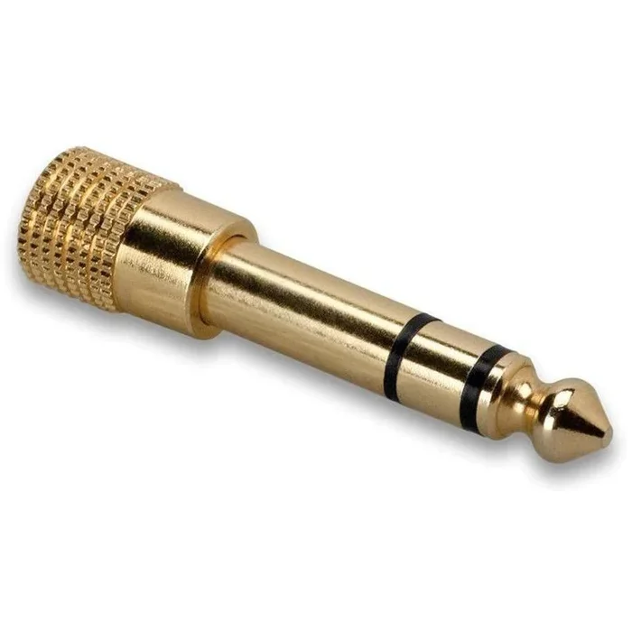 Hosa Headphone Adaptor 3.5 mm TRS to 1/4″ TRS, GHP105