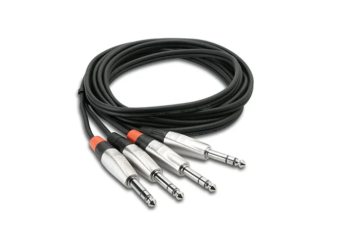 Hosa HSS-010×2 Pro Dual Cable 1/4″” TRS to Same 10ft