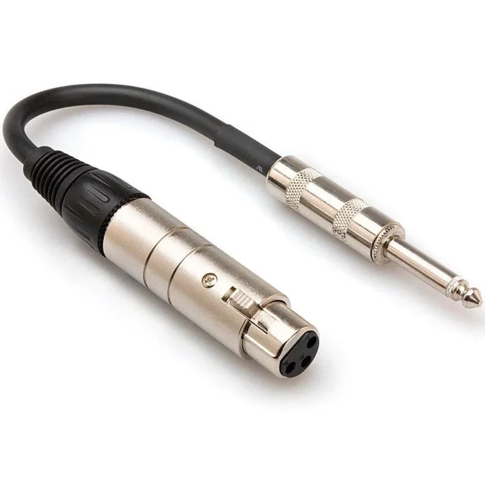 Hosa Impedance Transformer XLR3F to 1/4″ TS, MIT176