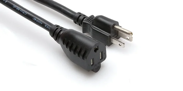 Hosa PWX-425 Power Ext Nema 5-15r – Nema 5-15p 25ft