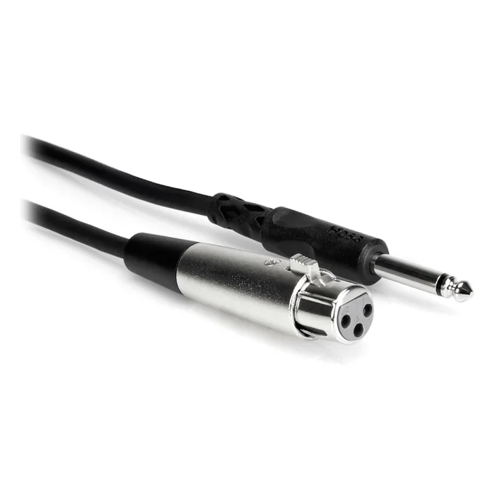Hosa PXF-110 XLR Female to 1/4″” TS Unbalanced Interconnect Cable, 10 Feet