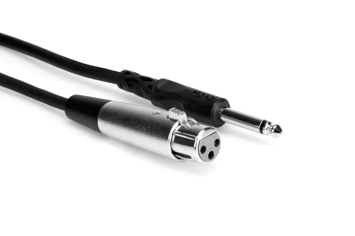 Hosa PXF-115 15′ Unbalanced Interconnect XLR3F to 1/4 in TS Cable