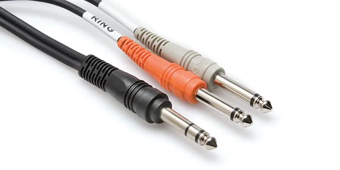Hosa STP-202 Insert Cable 1/4″” TRS to 1/4″” TS 2m