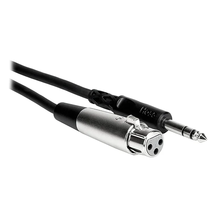 Hosa STX-102F XLR Female to 1/4″” TRS Balanced Interconnect Cable, 2 Feet