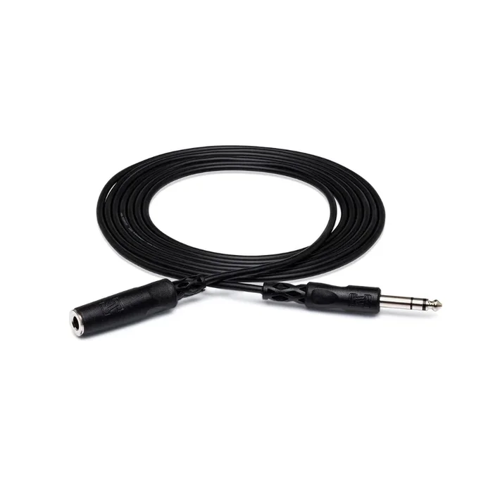 Hosa Technology 1/4 in TRS to 1/4 in TRS Headphone Extension Cable 10ft