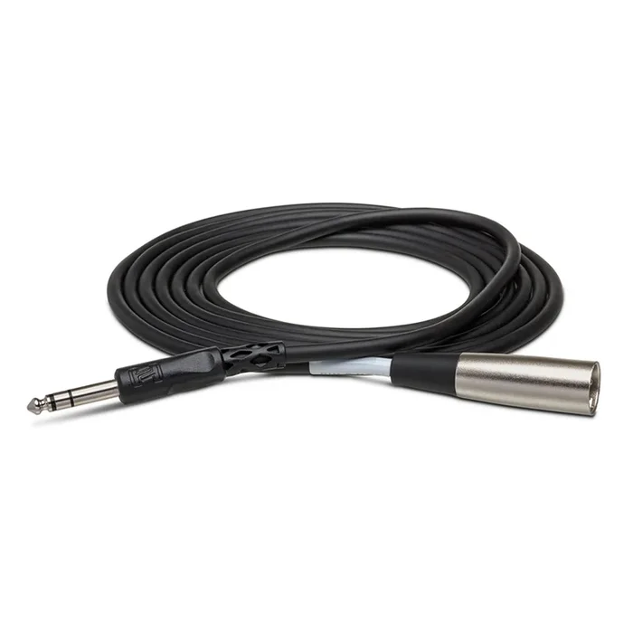 Hosa Technology 1/4 in TRS to XLR3M Balanced Cable 10′