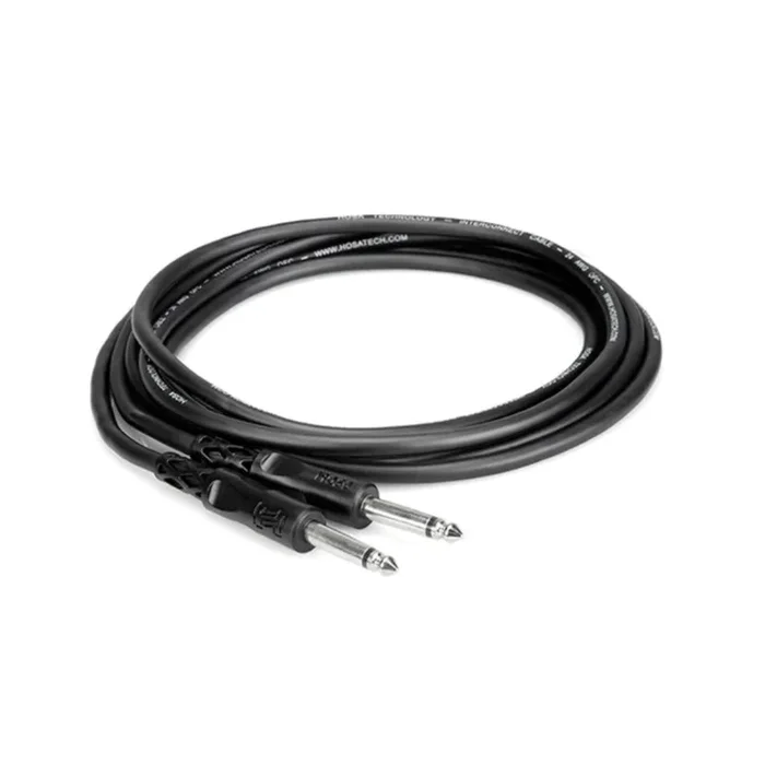 Hosa Technology 1/4 inch TS to Same Unbalanced Interconnect Cable 1m