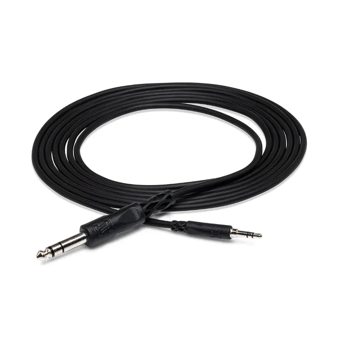 Hosa Technology 3.5 mm TRS to 1/4 in TRS Stereo Interconnect Cable 10ft