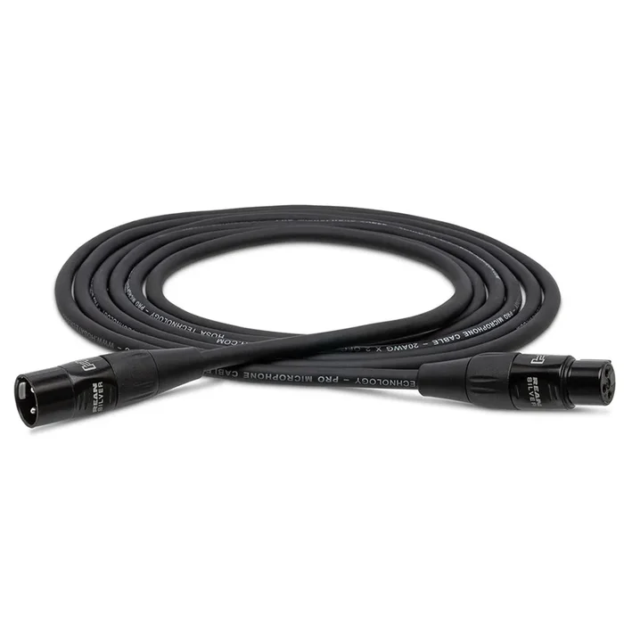 Hosa Technology HMIC-015 XLR3F to XLR3M Pro Mic 15Ft Cable
