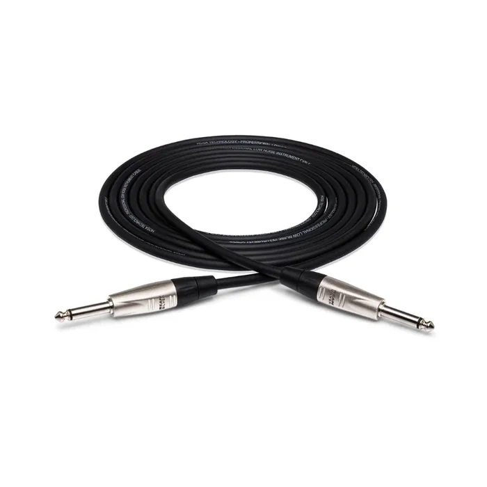 Hosa Technology REAN 1/4 in TS to Same Pro Unbalanced Interconnect Cable 5ft