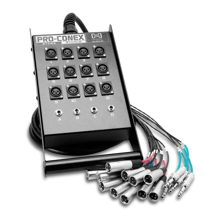 Hosa Technology Stage Box Non-Lock 12X4 100Ft