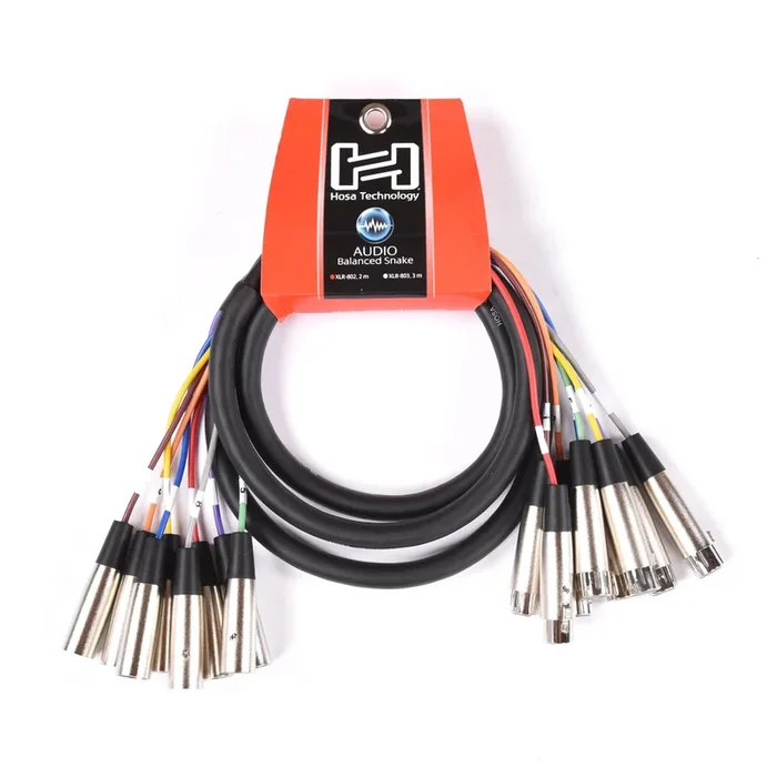 Hosa XLR-802 2 Meter 8-channel Snake with XLR Connectors