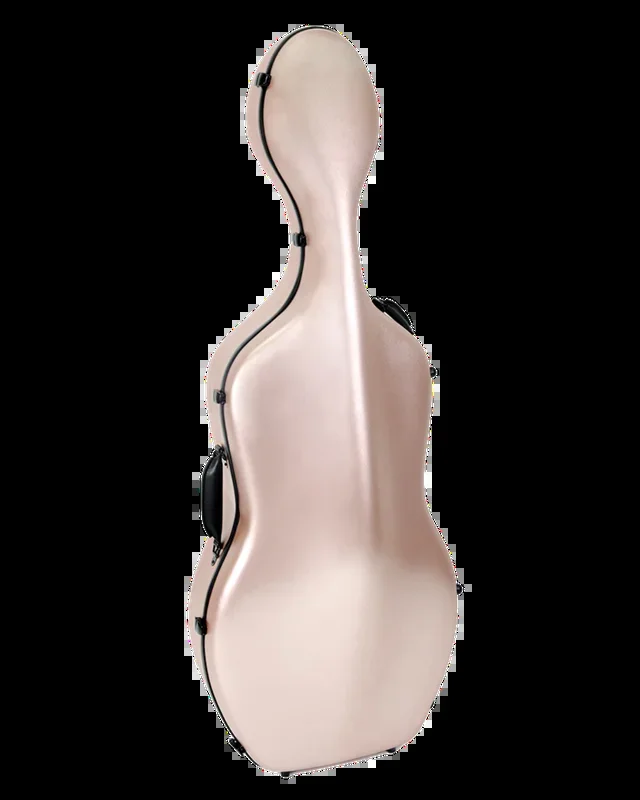HQ Polycarbon Cello Case 3/4 – Brushed Rose Gold