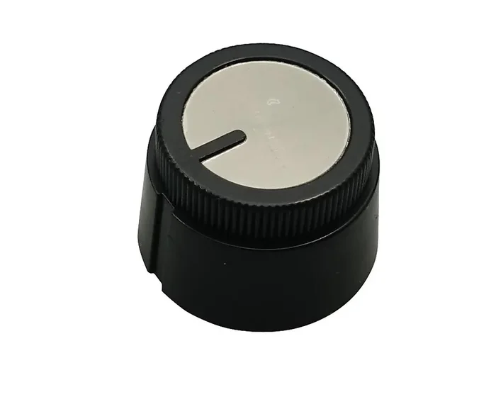 Ibanez 15.5mm Knob – Black & Silver To Suit TS9 Pedal