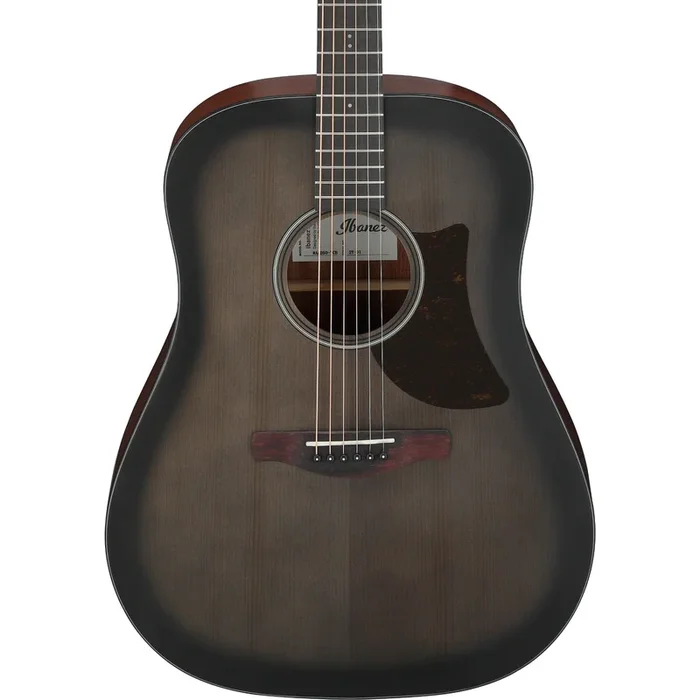 Ibanez AAD50 Acoustic Guitar in Transparent Charcoal Burst Low Gloss