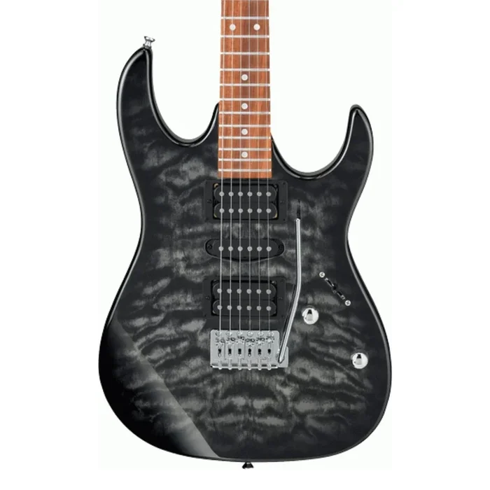 Ibanez Gio GRX70QA Electric Guitar – Transparent Black Sunburst