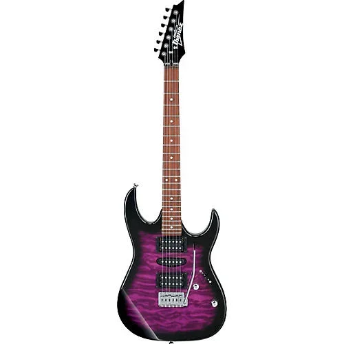 Ibanez Gio GRX70QATVT Electric Guitar – Transparent Violet Sunburst