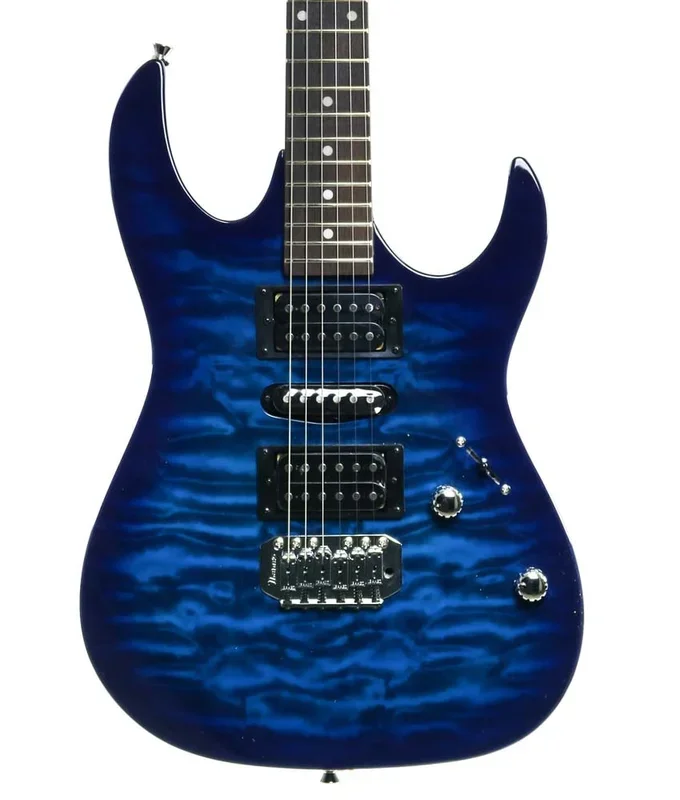 Ibanez GRX70QA GIO Electric Guitar – Transparent Blue Burst | New