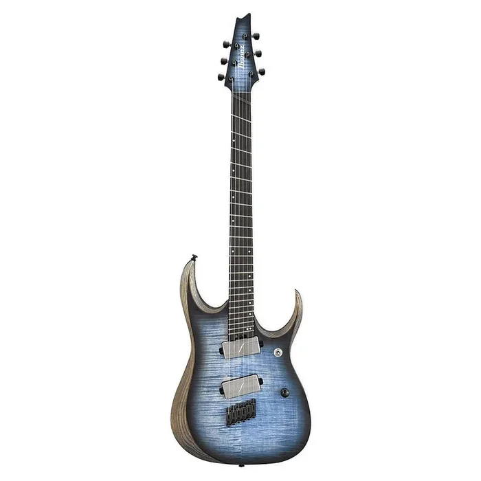 Ibanez RGDIM6FM 6-String Electric Guitar – Ebony Fretboard – Celurean Blue Burst Flat