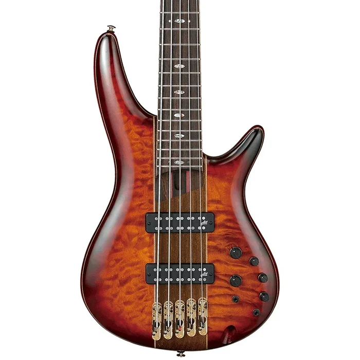 Ibanez SR2405W – 5 String Premium Bass – Brown Topaz Burst