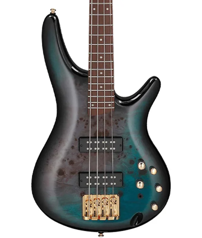 Ibanez SR400EPBDX 4-String Electric Bass Guitar – Tropical Seafloor Burst
