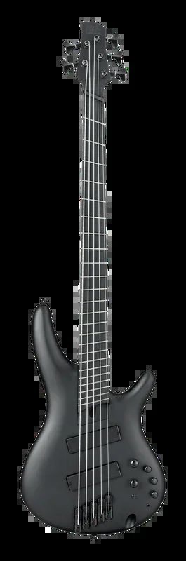 Ibanez SRMS625EXBKF Multiscale 5-String Electric Bass Guitar – Black Flat