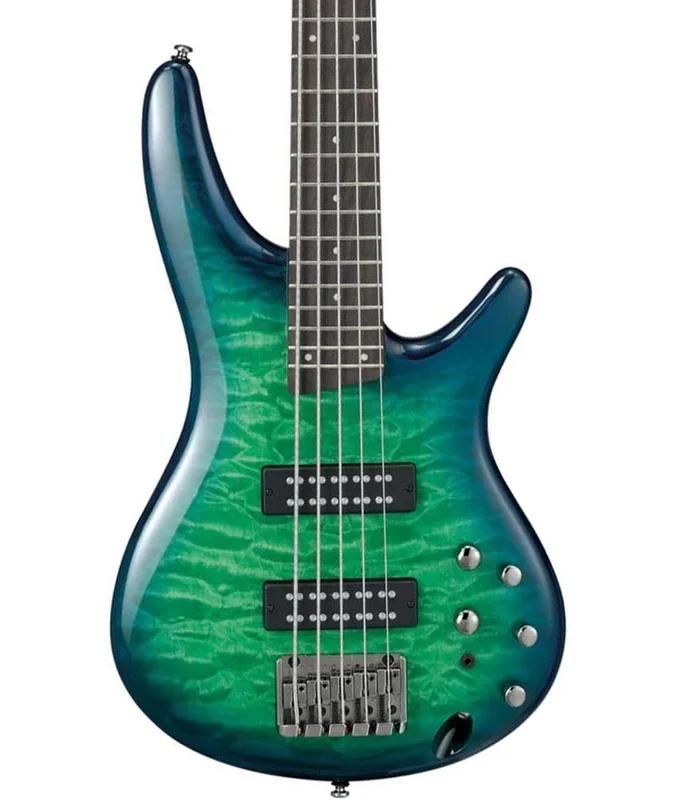 Ibanez Standard SR405EQM Electric Bass Guitar – Surreal Blue Burst Gloss