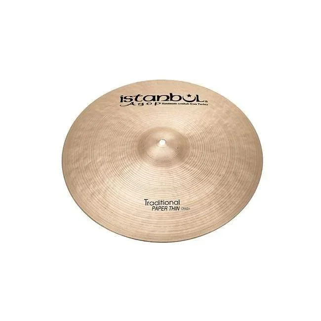 Istanbul Agop 17″ Traditional Paper Thin Crash Cymbal