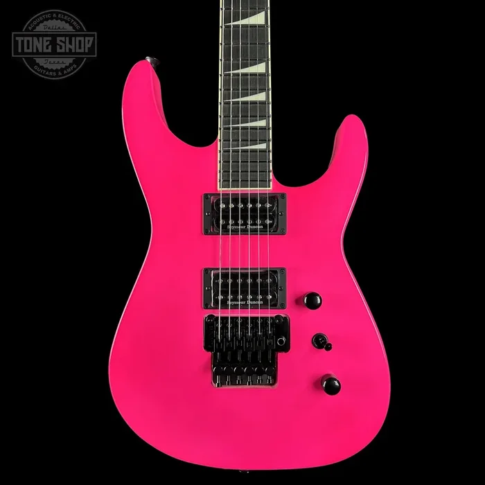 Jackson Custom Shop TSG Illuminati SL2H FR Neon Pink w/case J11328