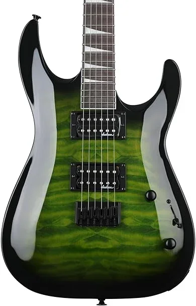 Jackson JS Series Dinky Arch Top JS32Q DKA HT Electric Guitar – Transparent Green Burst