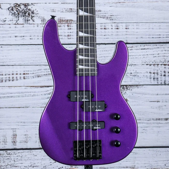 Jackson Minion JSIX Electric Bass | Pavo Purple