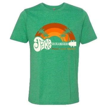 Jake Shimabukuro Apparel – Ukulele Rainbow T-Shirt – Green